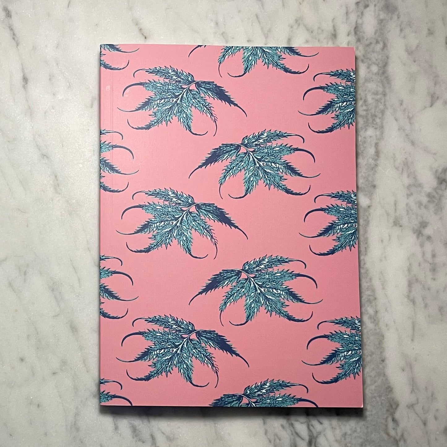 My Canna / CBD Journey Journal Log : Pink and Teal