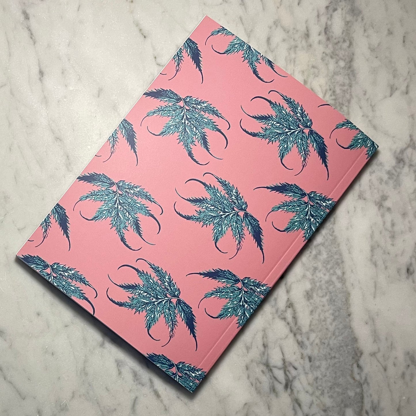 My Canna / CBD Journey Journal Log : Pink and Teal