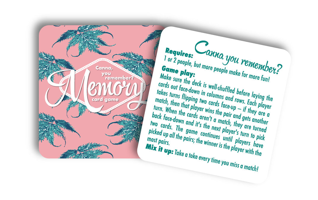 Canna You remember?  Memory Card Game : Pink