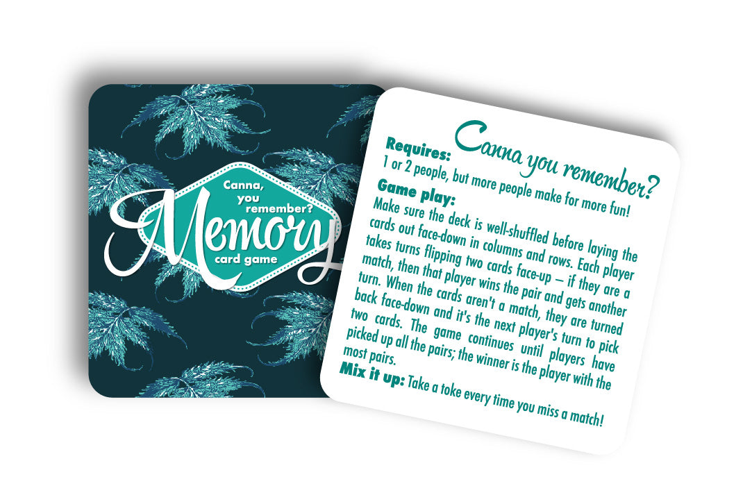 Canna You remember?  Memory Card Game : Blue